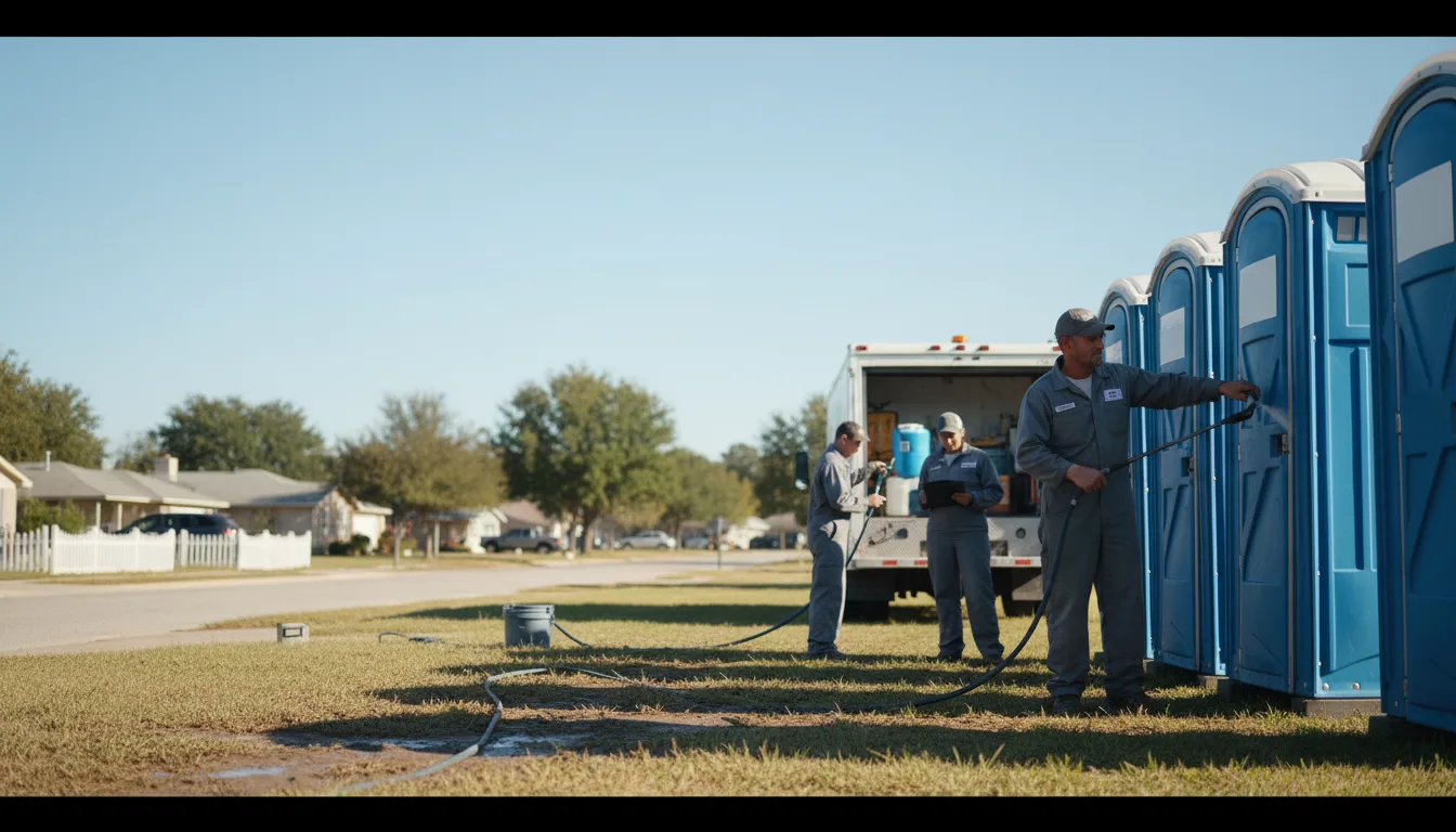 Long-Term Portable Toilet Rental in Des Moines, IA near me